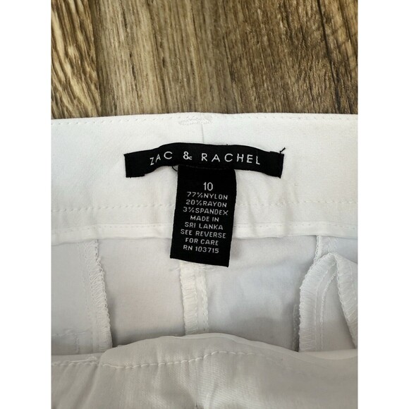 NEW ZAC & RACHAEL Women's Jeans White Size 10 - Picture 11 of 15